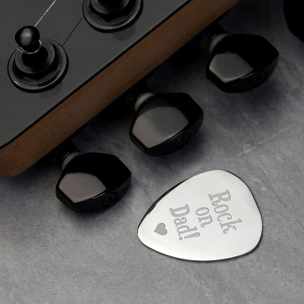 Personalised Dad's Plectrum available to buy at www.giftsfinder.co.uk