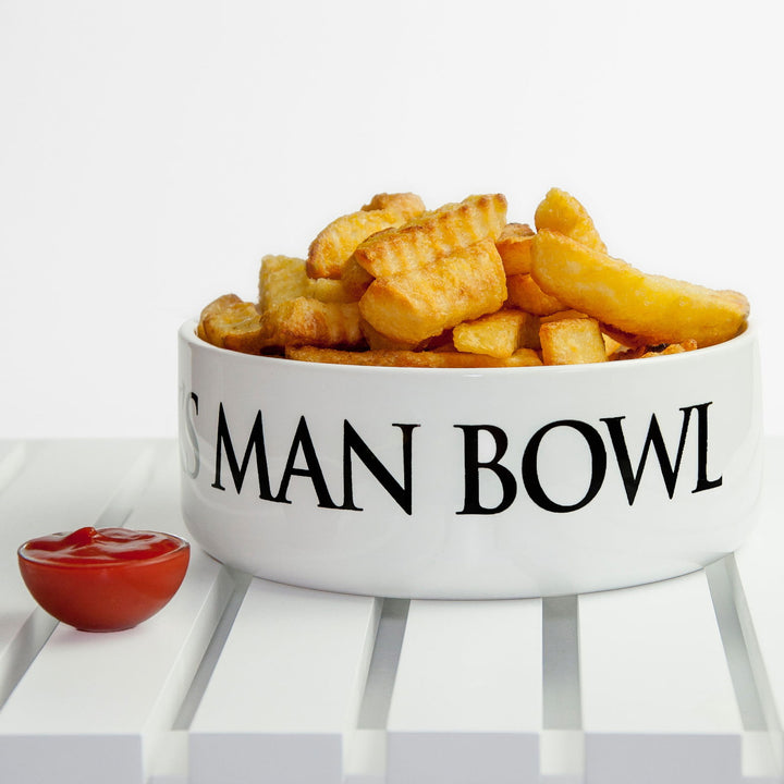 Personalised Dad's Super Large Man Bowl available to buy at www.giftsfinder.co.uk