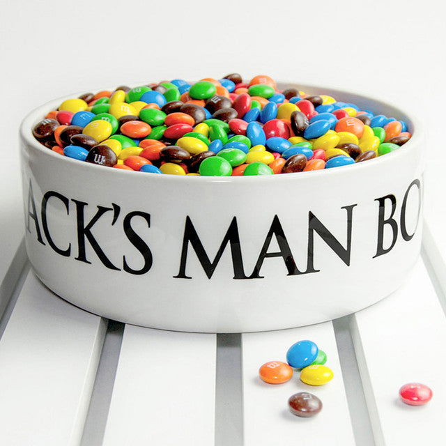 Personalised Dad's Super Large Man Bowl available to buy at www.giftsfinder.co.uk