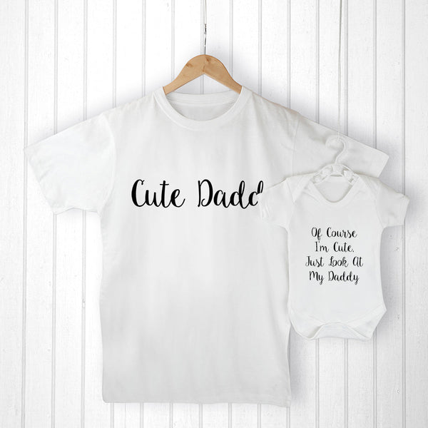 Personalised Daddy And Me Cuties Set available to buy at www.giftsfinder.co.uk