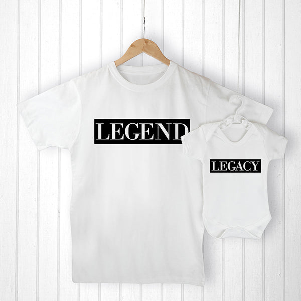 Personalised Daddy And Me Legendary Set available to buy at www.giftsfinder.co.uk