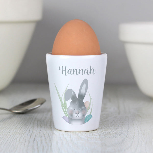 Personalised Easter Bunny Egg Cup available to buy at www.giftsfinder.co.uk