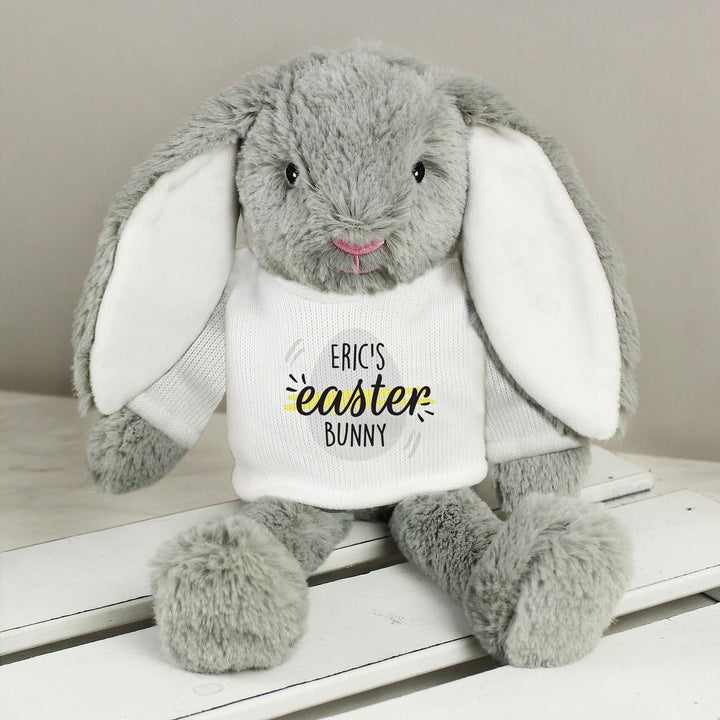 Personalised Easter Bunny Rabbit available to buy at www.giftsfinder.co.uk