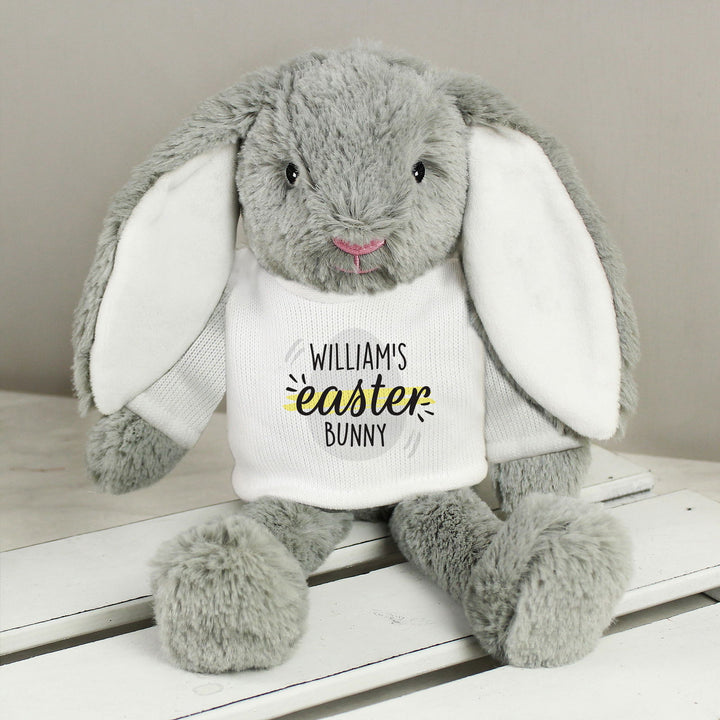 Personalised Easter Bunny Rabbit available to buy at www.giftsfinder.co.uk