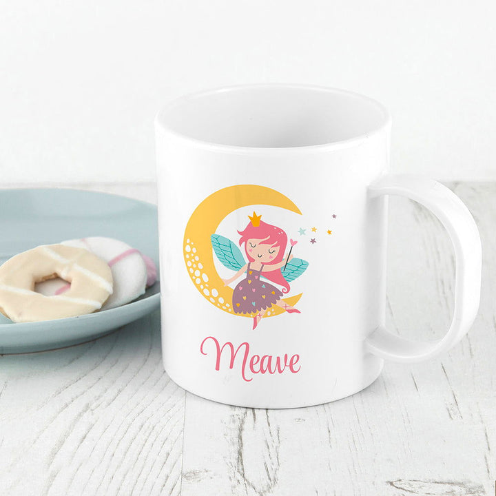 Personalised Fairy Kids Polymer Mug available to buy at www.giftsfinder.co.uk