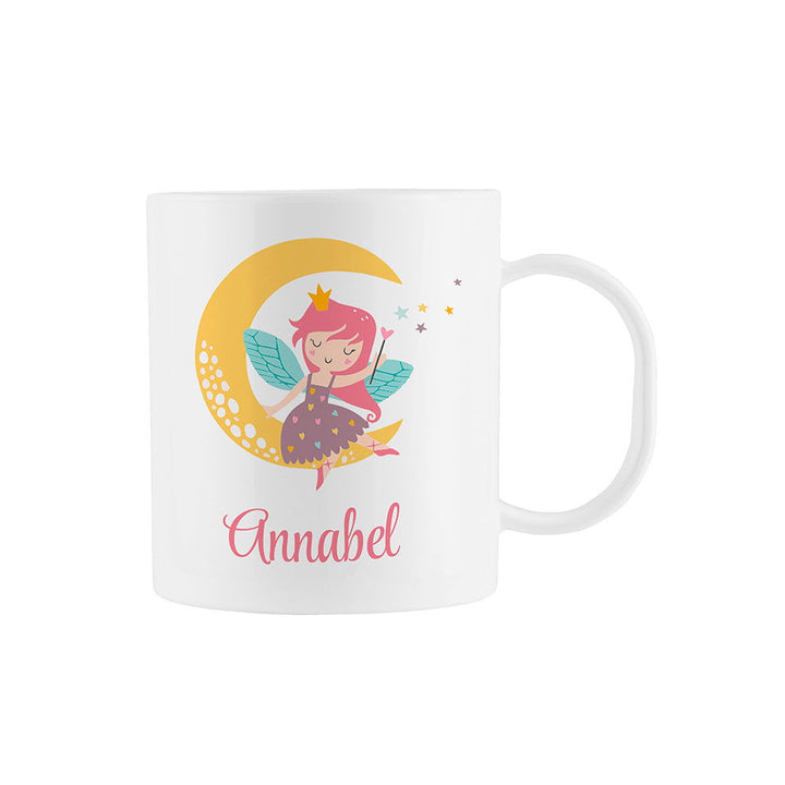 Personalised Fairy Kids Polymer Mug available to buy at www.giftsfinder.co.uk