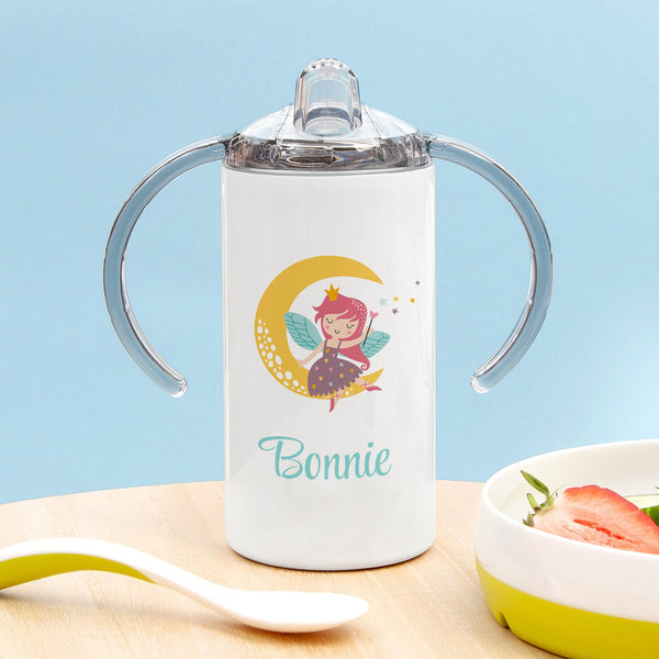 Personalised Fairy Kids Sippy Cup available to buy at www.giftsfinder.co.uk