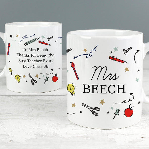 Personalised Mug For School Teacher