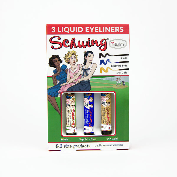 theBalm Cosmetics SCHWING® TRIO Liquid Eyeliner Gift Set - part of the  collection