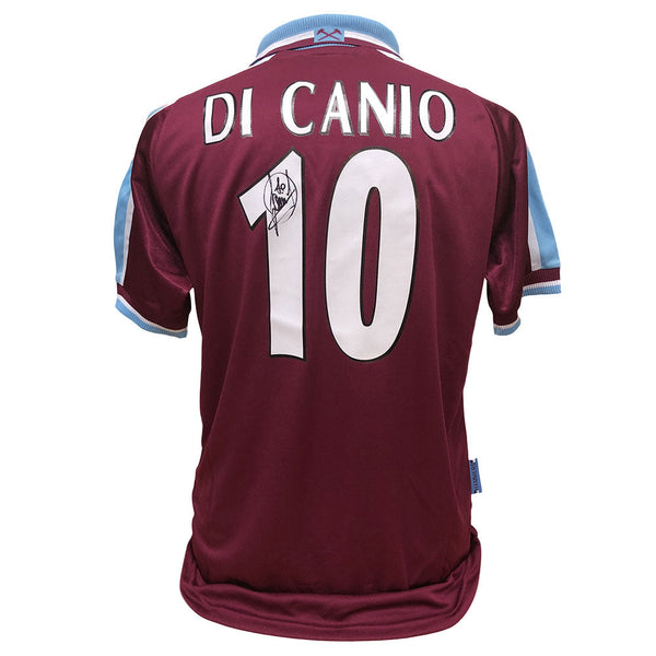 West Ham United FC Di Canio Signed Shirt - part of the Player Signed Football Shirts collection