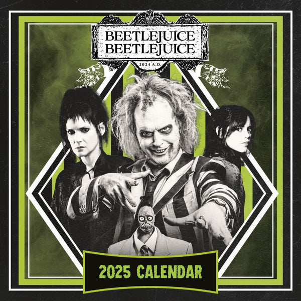 Beetlejuice 2 The Movie Official 2025 Calendar