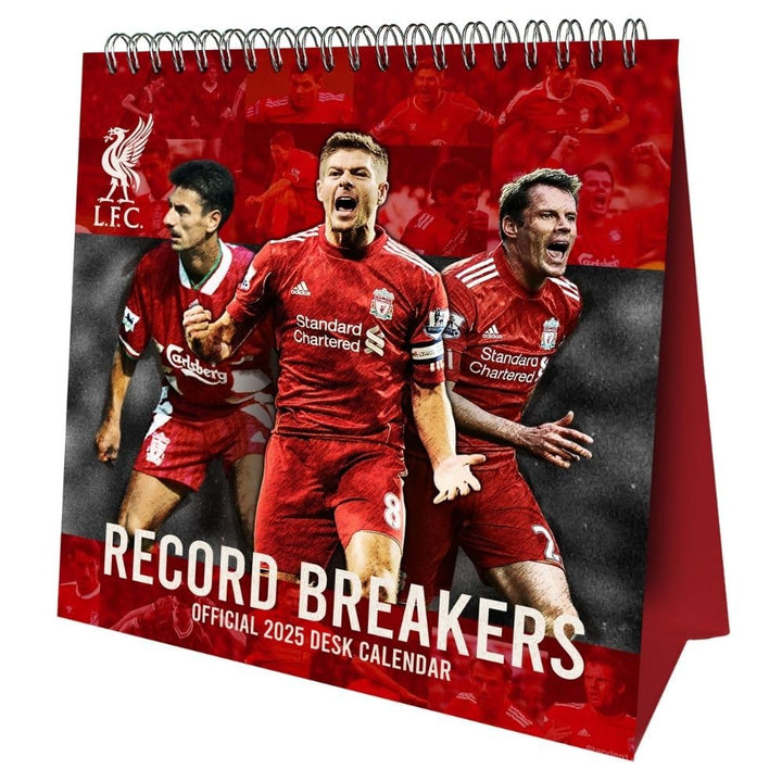 Liverpool FC Desktop Calendar 2025 - part of the Personalised Calendars collection