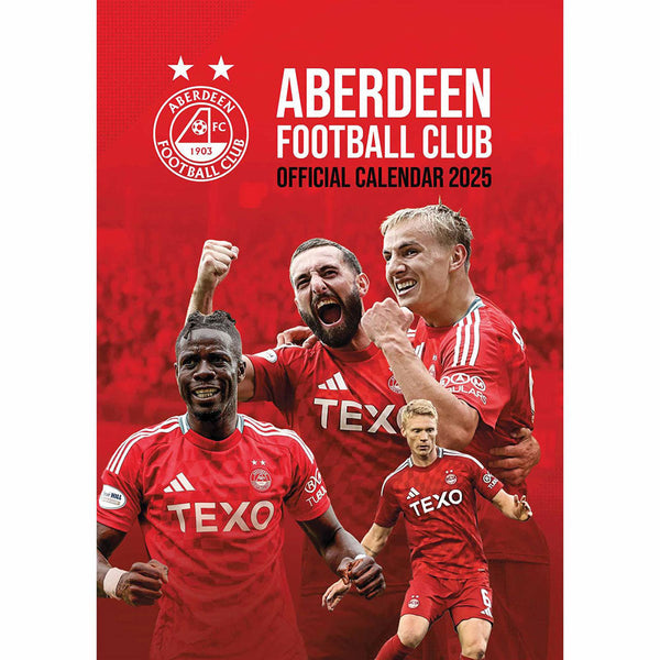 Aberdeen FC A3 Official 2025 Calendar