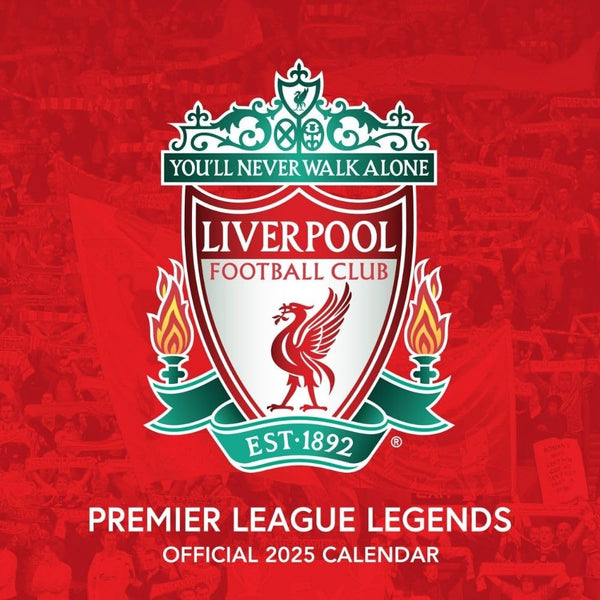 Liverpool FC Official 2025 Legends Calendar