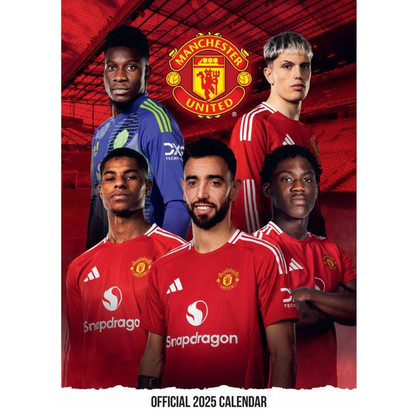 Manchester United FC Official 2025 A3 Calendar