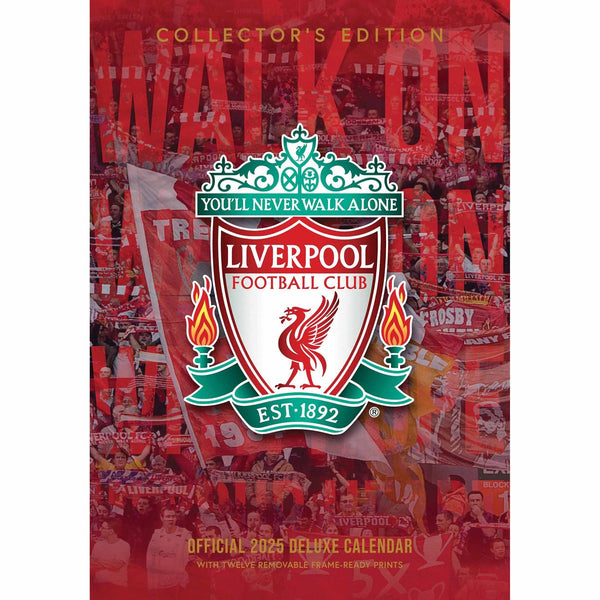 Liverpool FC Official 2025 Deluxe Calendar