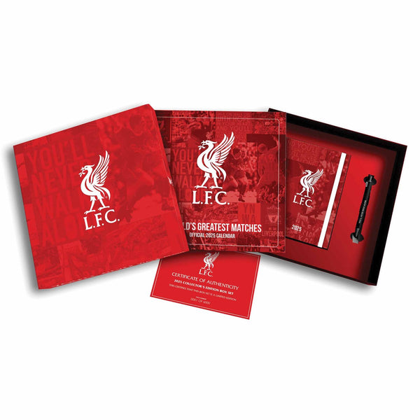 Liverpool FC Calendar & Diary Musical Gift Box 2025 - part of the Personalised Calendars collection