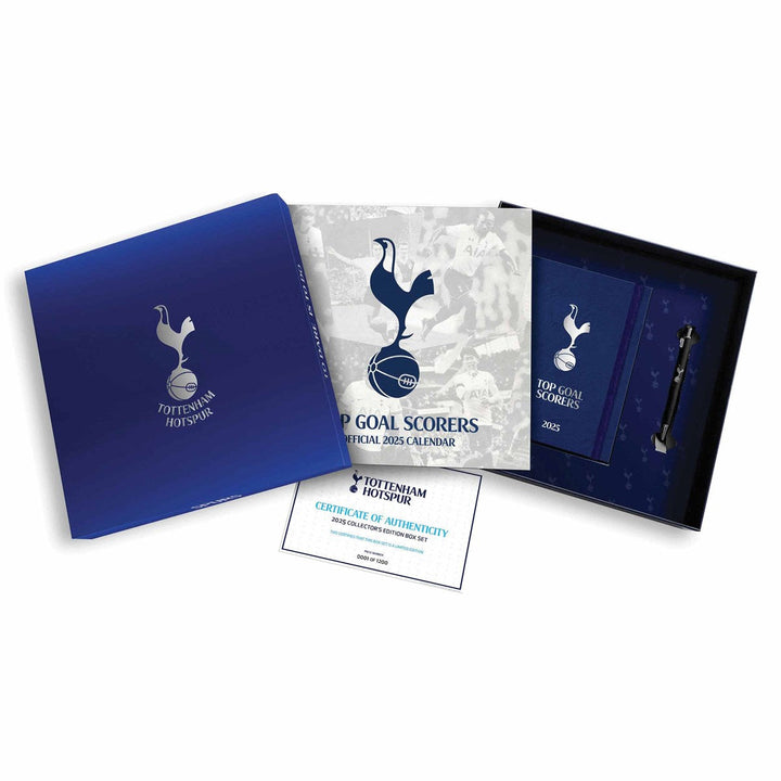 Tottenham Hotspur FC Calendar & Diary Musical Gift Box 2025 - part of the Personalised Calendars collection