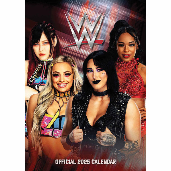 WWE Women Official 2025 A3 Calendar