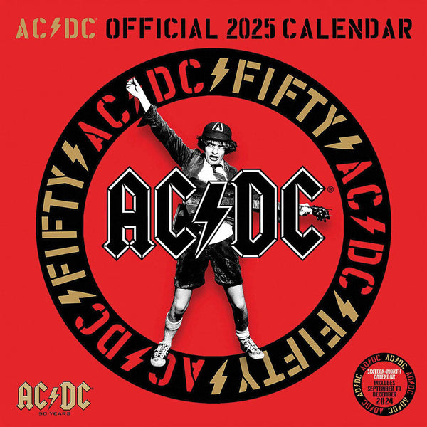 AC/DC Official 2025 Calendar