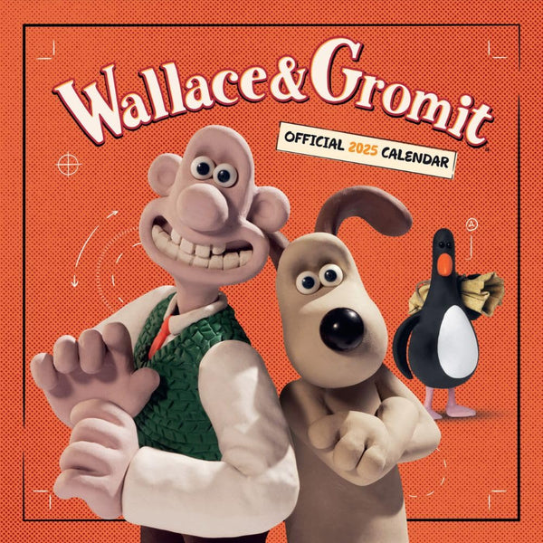 Wallace & Gromit Official 2025 Calendar