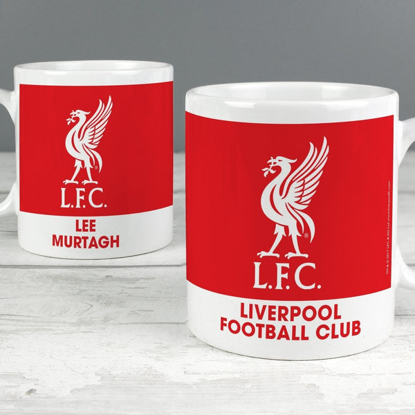 Buy Liverpool FC Bold Crest Coffee / Tea Mug available now at www.giftsfinder.co.uk