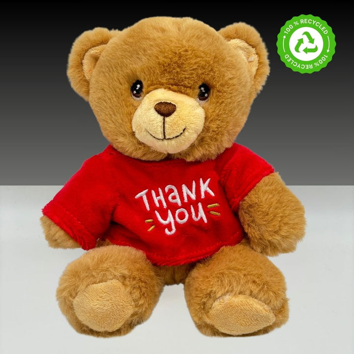 Keeleco Teddy Bear 'Thank You' Sweater 15cm - part of the Gifts Finder  collection