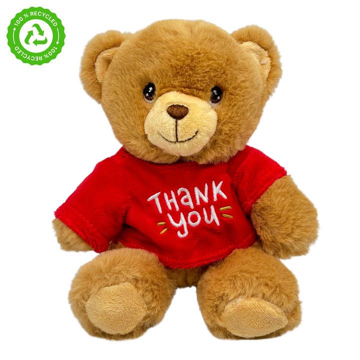 Keeleco Teddy Bear 'Thank You' Sweater 15cm - part of the Gifts Finder  collection