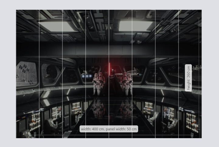 Star Wars Destroyer Deck Vader Non-Woven Wallpaper Mural 400 cm x 260 cm (157" x 102") - part of the Gifts Finder  collection