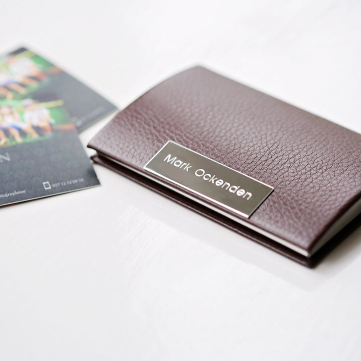 Engraved Business Card / Credit Card Holder - 