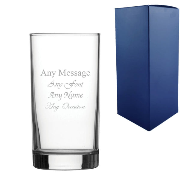 Buy Engraved 10oz/295ml Hiball Glass, Any Message for Any Occasion from www.giftsfinder.co.uk