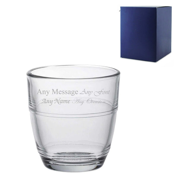 Buy Engraved 160ml Curved Stacking Tumbler with Gift Box from www.giftsfinder.co.uk