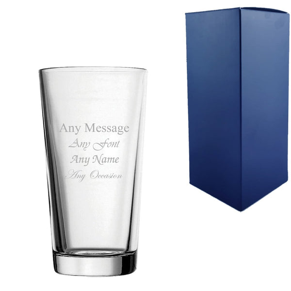 Buy Engraved 20oz/591ml Perfect Pint Glass, Any Message for Any Occasion from www.giftsfinder.co.uk