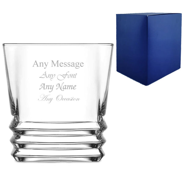 Buy Engraved 315ml Elegan Ridged Whisky Glass With Gift Box from www.giftsfinder.co.uk