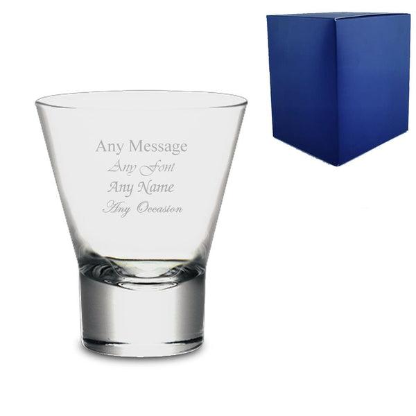 Engraved 340ml Ypsilon Whiskey Glass With Gift Box - 