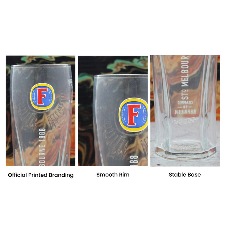 Engraved Fosters Pint Glass