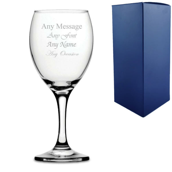 Engraved Imperial 16oz Wine Glass