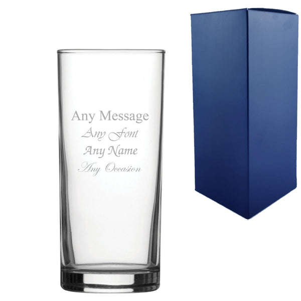 Buy Engraved Minimalistic Hiball Glass 12oz/354ml, Any Message from www.giftsfinder.co.uk