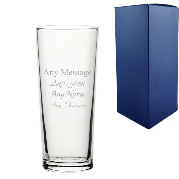 Buy Engraved Senator Beer Glass 10oz/295ml, Any Message from www.giftsfinder.co.uk