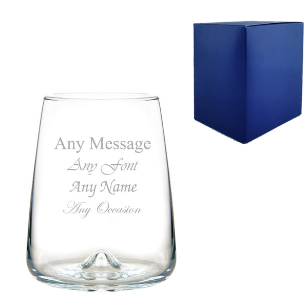 Buy Engraved Terra Tumbler Glass, 16oz, Inverted Base, Any Message from www.giftsfinder.co.uk