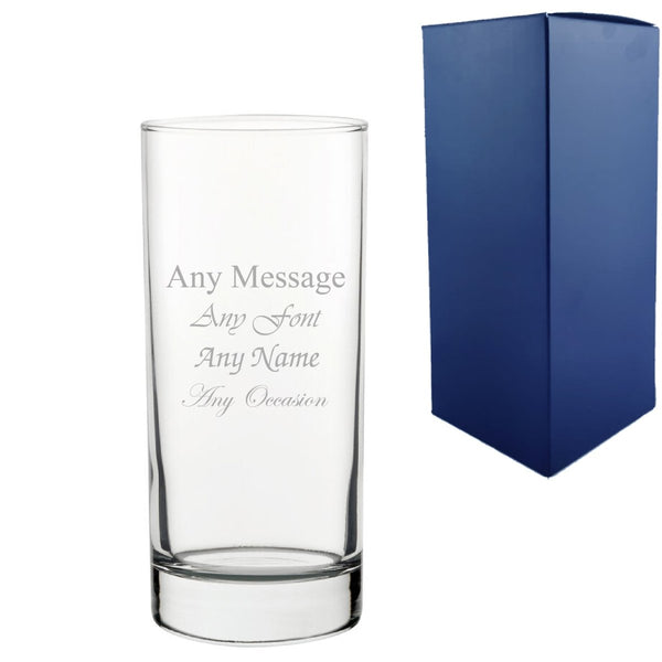 Buy Engraved Weighted Hiball 13oz/384ml Glass, Any Message from www.giftsfinder.co.uk