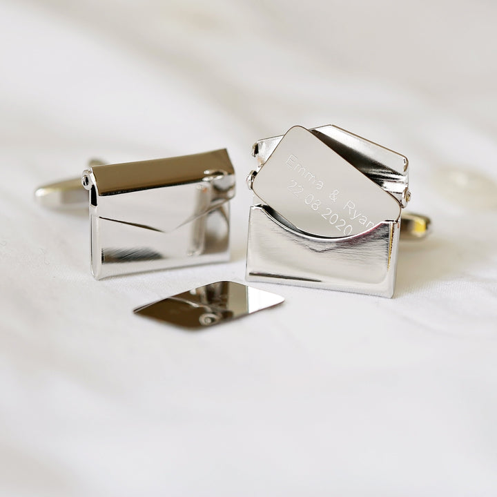 Secret Message Engraved Cufflinks - 