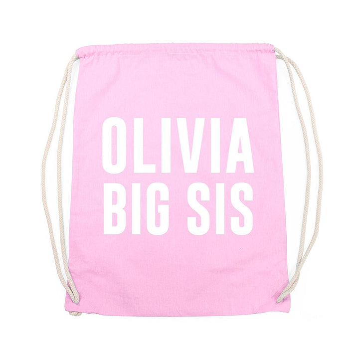 Girl's Personalised Sister Gym Bag