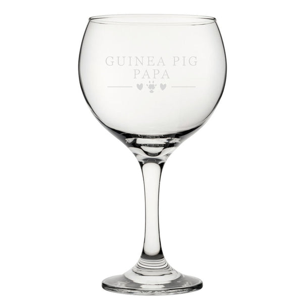 Guinea Pig Mama - Engraved Novelty Gin Balloon Cocktail Glass