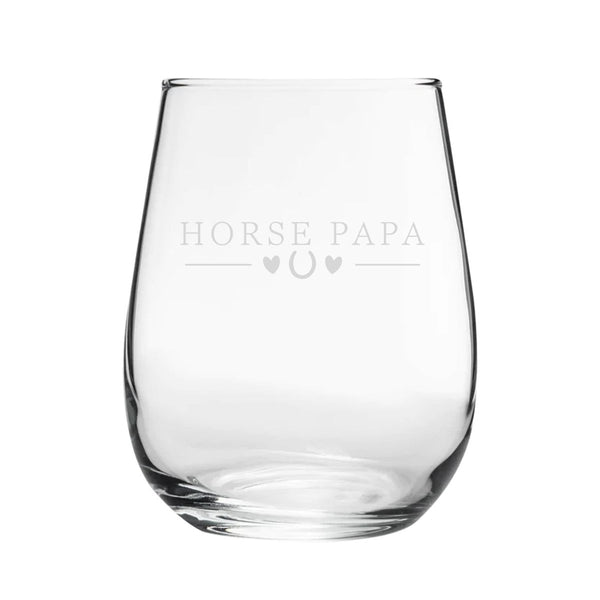 Horse Mama - Engraved Novelty Stemless Wine Gin Tumbler