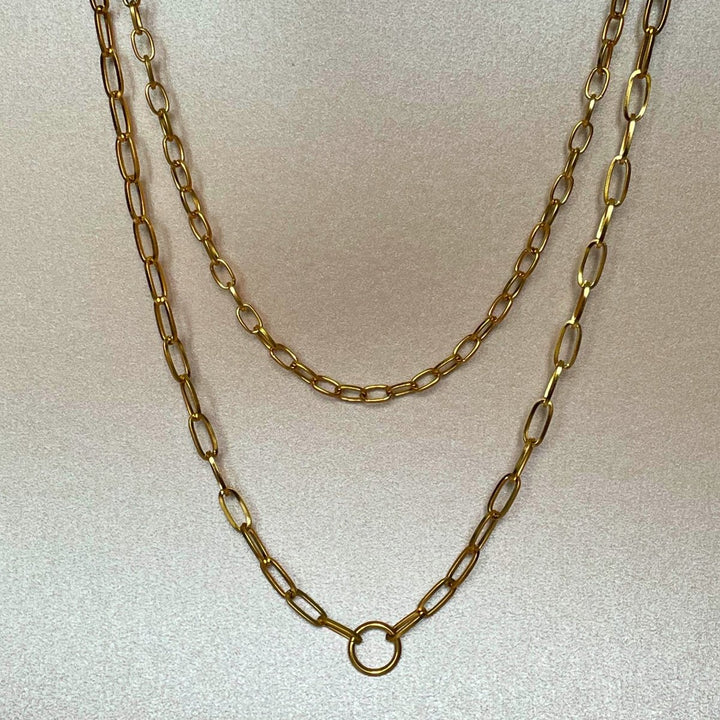 Buy Kate Luxe 18k Gold Plated Double Layer Necklace from www.giftsfinder.co.uk