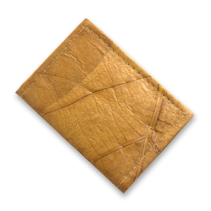 Leaf Leather Folding Card Holder