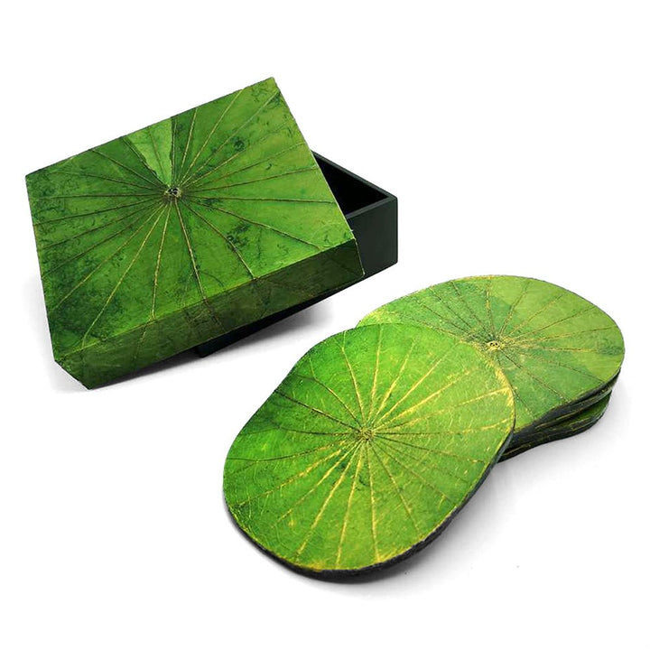 Lotus Leaf Coaster Set
