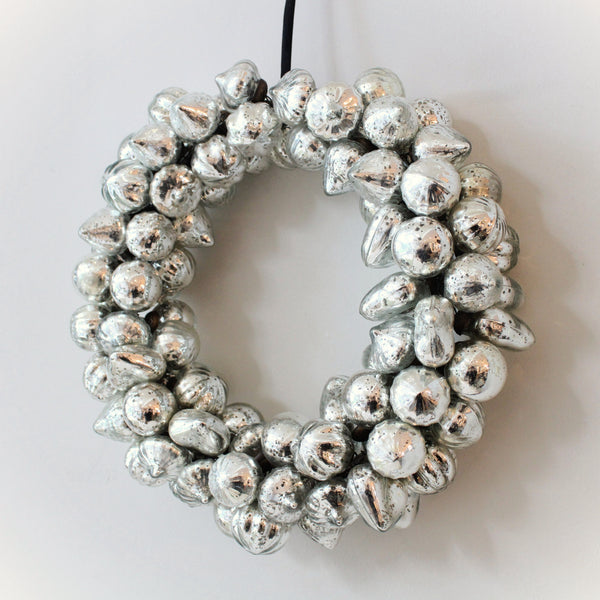 Mercury Glass Bauble Wreath - part of the Christmas Wreaths collection