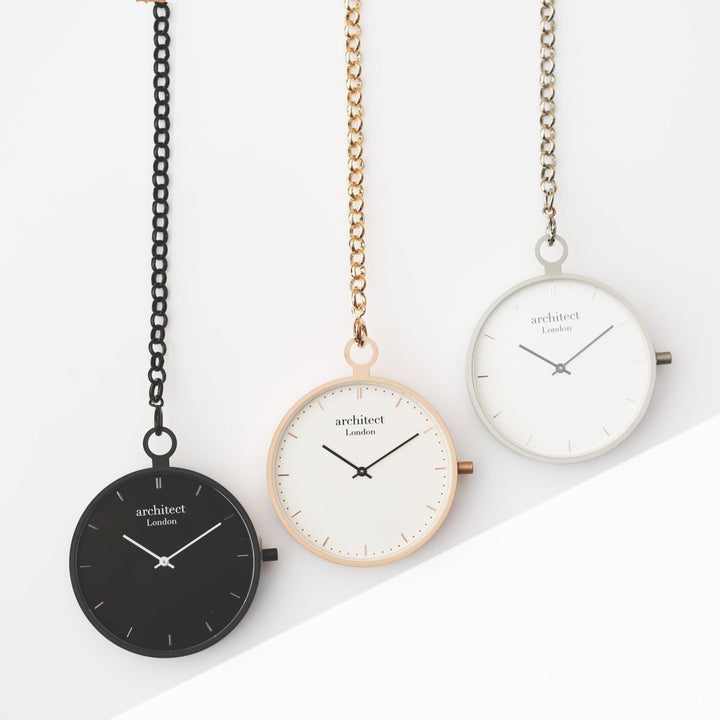 Buy Modern Pocket Watch Rose Gold - Handwriting Engraving from www.giftsfinder.co.uk